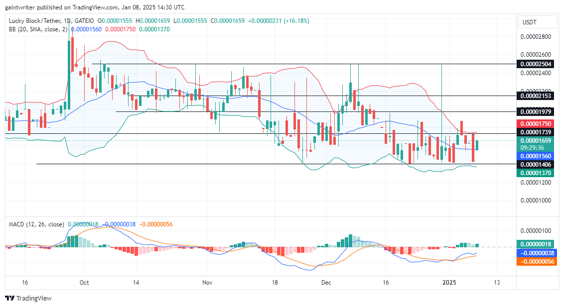 Lucky Block Price Forecast - LBLOCKUSD Bulls Push Back Against Sell Pressure
