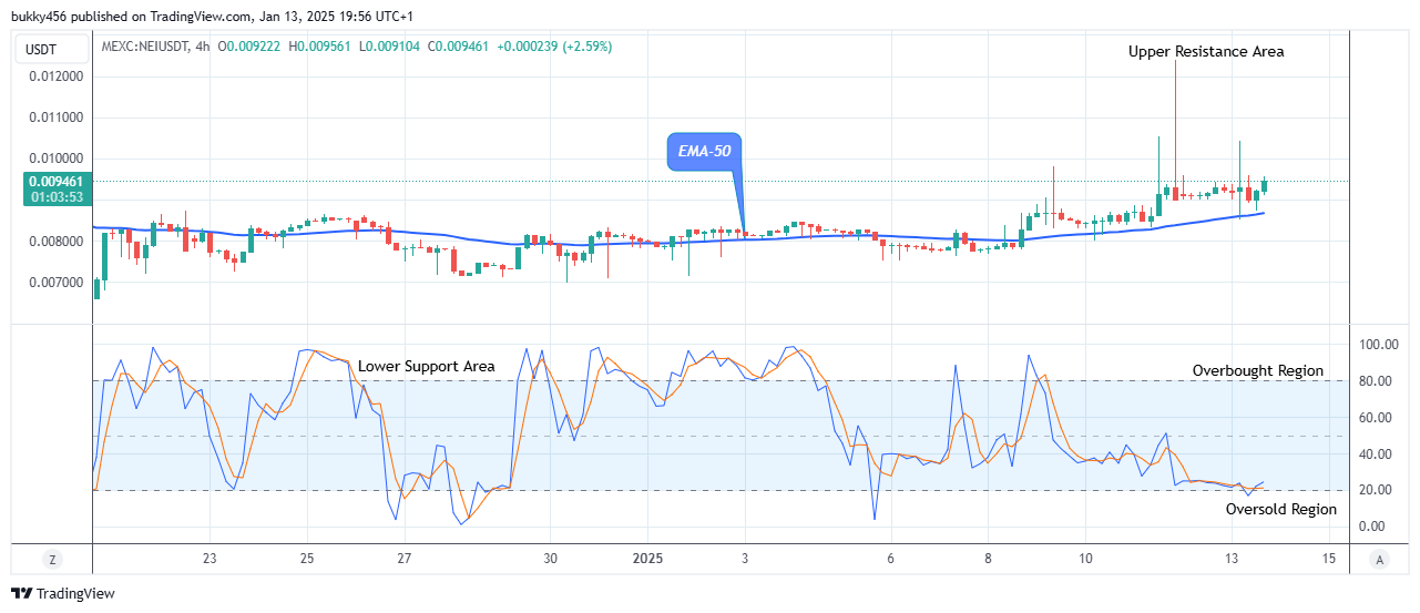 Neurashi (NEIUSD) Remains Firm above the $0.0092 Supply Level