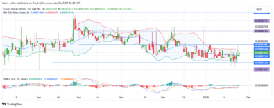 Lucky Block Price Forecast - LBLOCKUSD Bulls Target Breakout Toward $0.00001880 Key Levels 