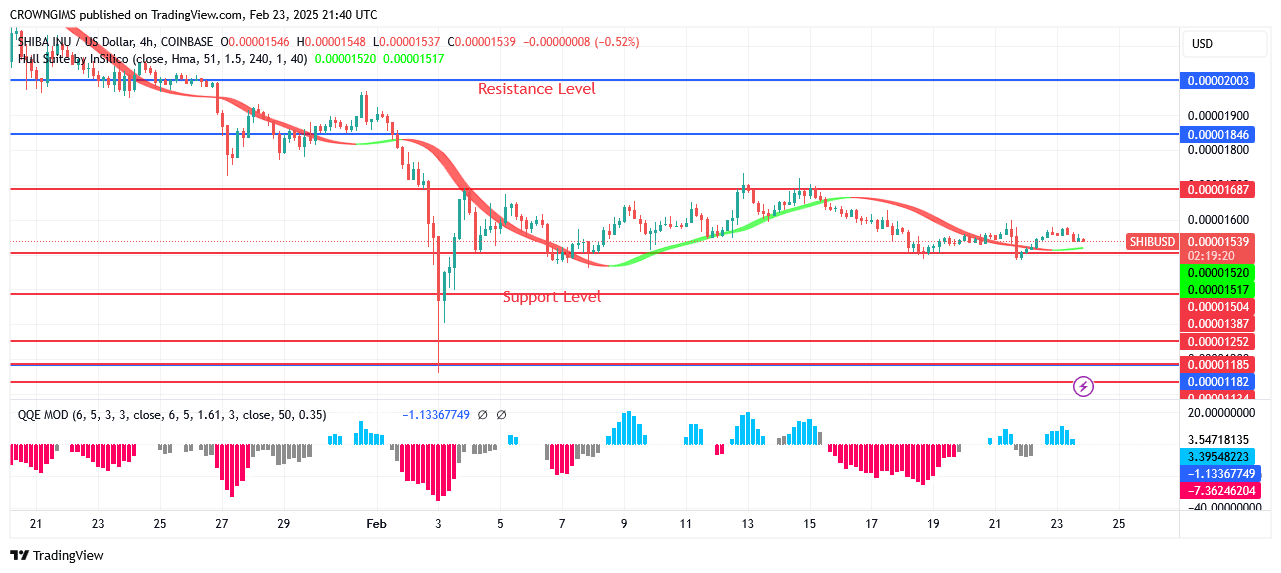 Shiba Inu (SHIB) Price May Retest Previous Low at $0.000013