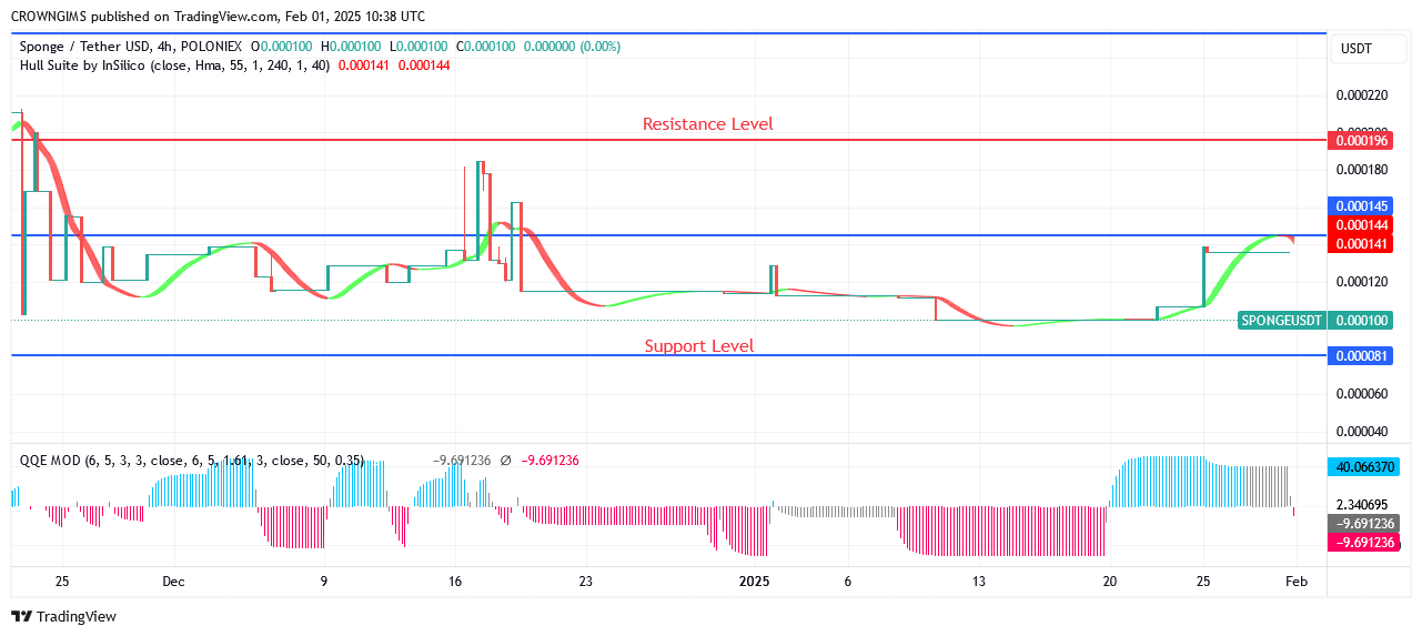 Sponge Is Showing a Purchase Signal