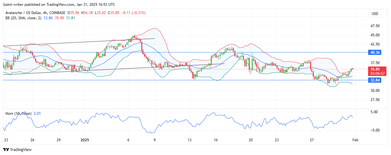 Avalanche Price Forecast - AVAXUSD Buyers Hold Ground, Eyeing .000 Market Level for Breakout