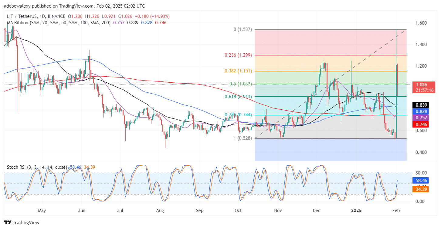 Trending Coins for February 2, 2025: DCOIN, TRUMP, RUNE, QTUM, and LIT