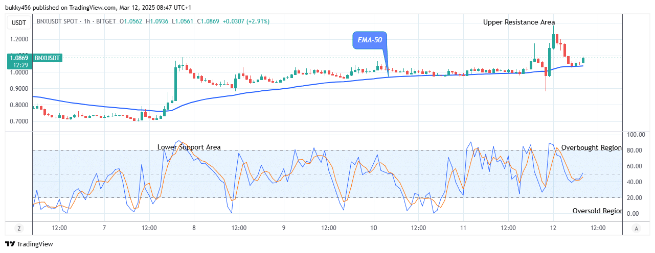 BinaryX (BNXUSD) Price Rises, Retarding the Bearish Moves