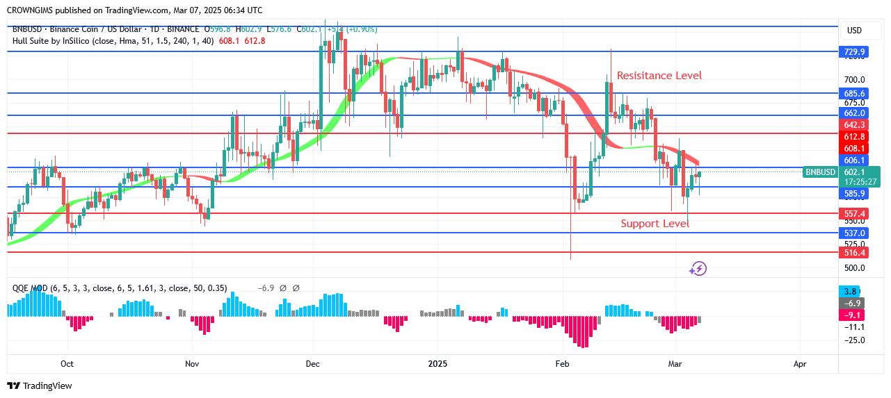 BNB (BNBUSD) Price: Bulls Are Defending 8.5 Barrier