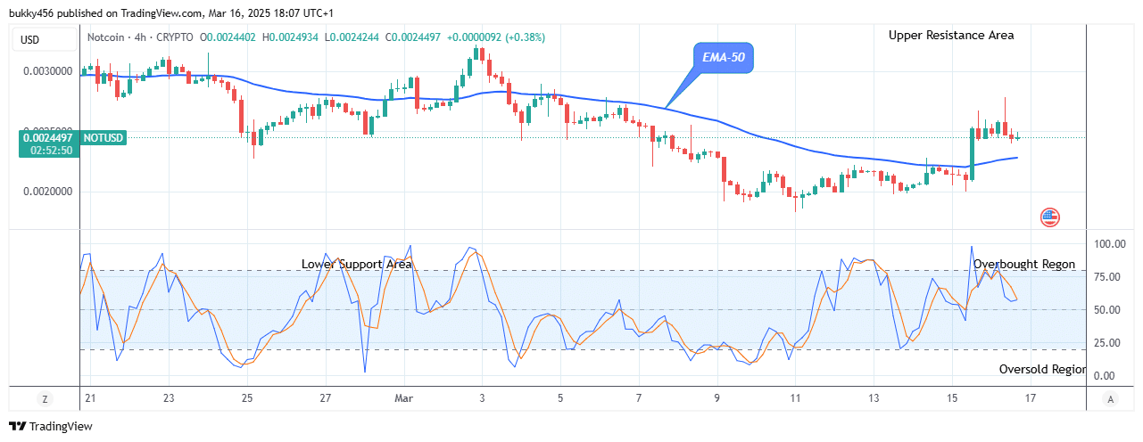 Notcoin (NOTUSD) Reaches the Time to Grow Again