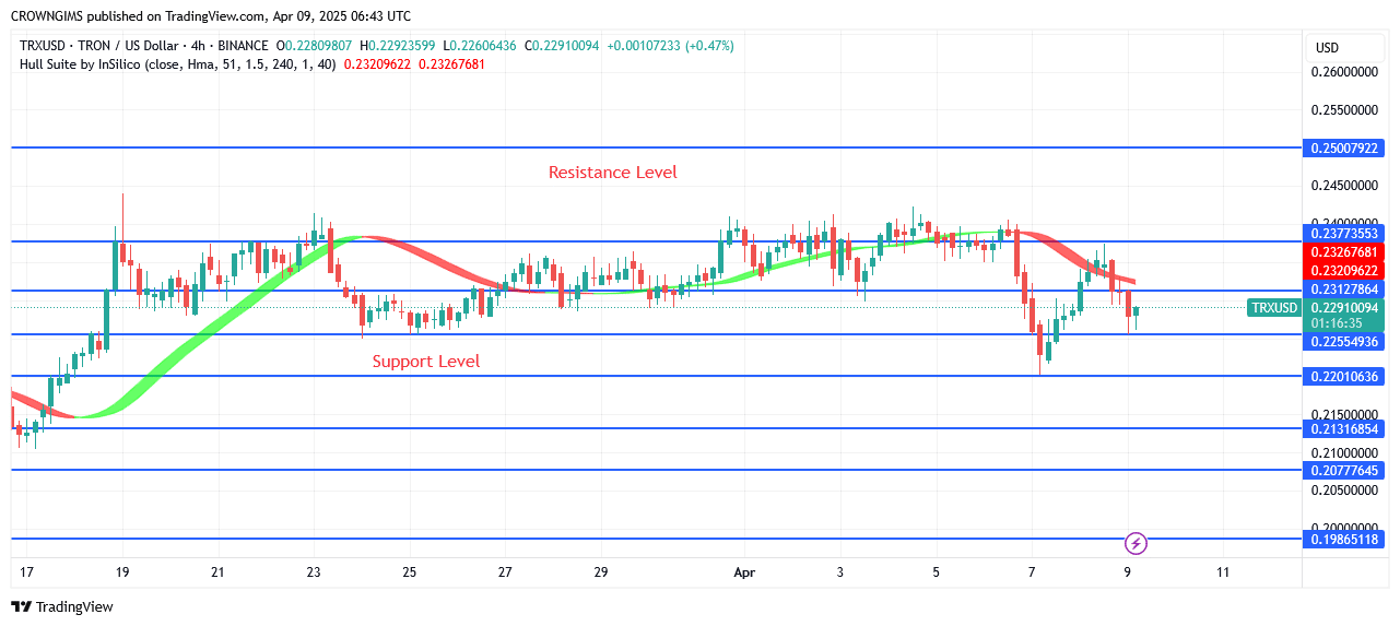 TRON Price May Reach $0.25 Point