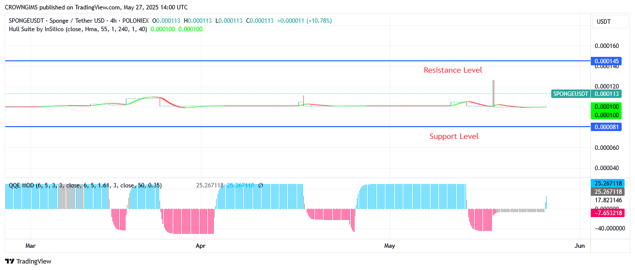 Sponge (SPONGEUSDT) Price Attracts to Companies