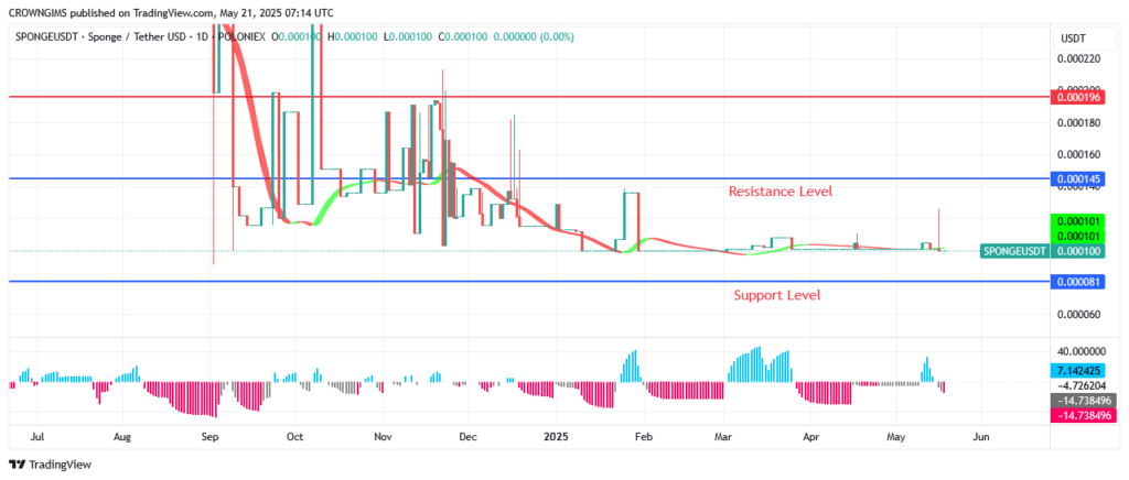 Sponge (SPONGEUSDT) Price Might Rise Above $0.000330 Line