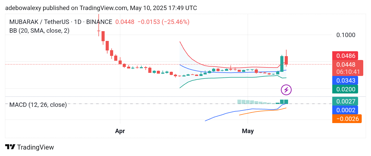 Trending Cryptocurrencies for May 10, 2025: WIF, BabyDoge, MUBARAK, XAI, and BNB