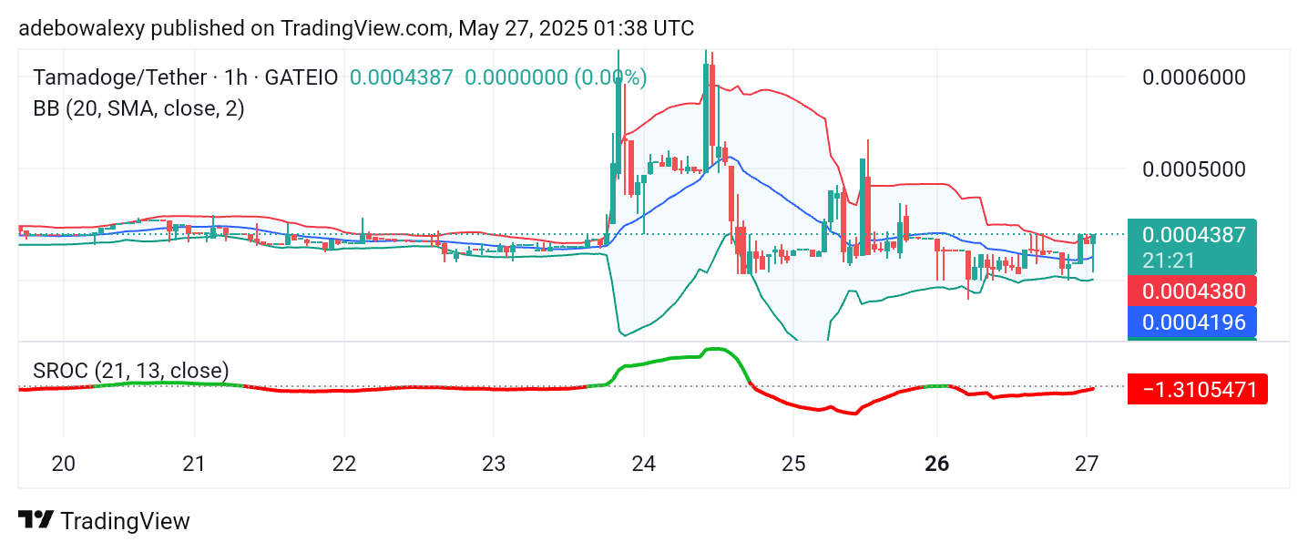 Tamadoge (TAMA) Price Outlook – May 27: TAMA/USDT Recovers From Shock