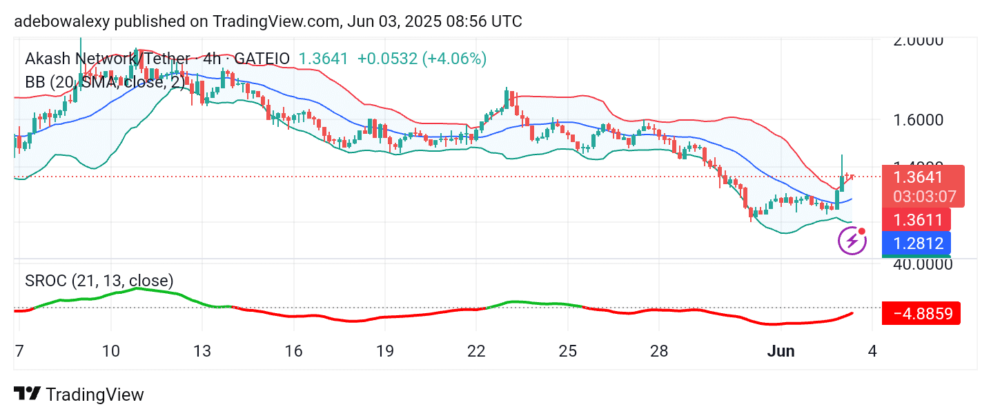 Akash Network (AKT) Holds Fast to Gains