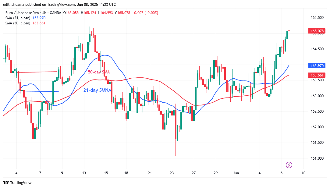 The EUR/JPY Reverts to Its Prior Point of 166.60