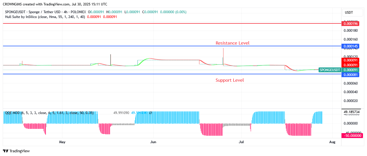 Sponge Price Displays a Buy Signal
