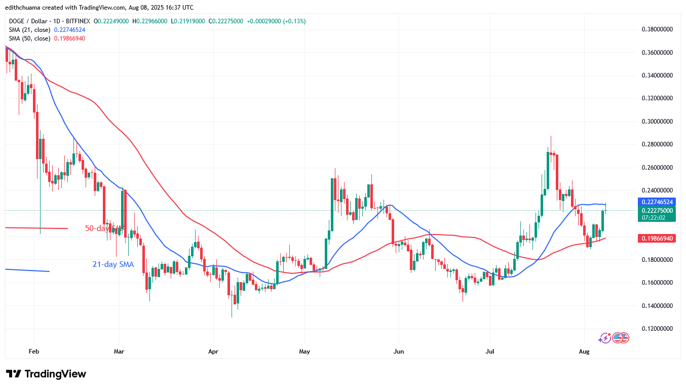 DOGE Is on the Rise but Faces a $0.23 Hurdle