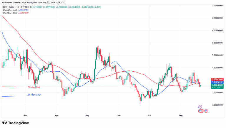 Polkadot Rises but Faces the $3.90 Barrier