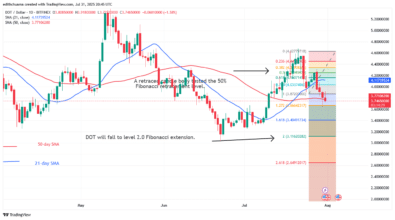 Polkadot Continues to Tumble to .11