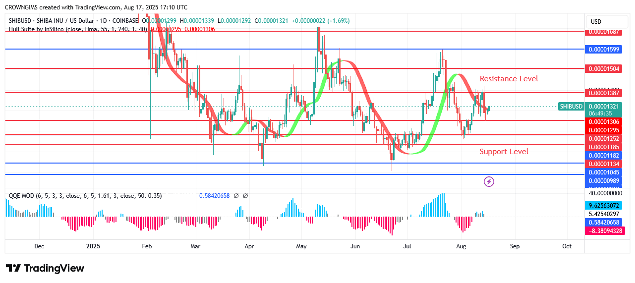 Shiba Inu (SHIB) Price May Continue to Increase
