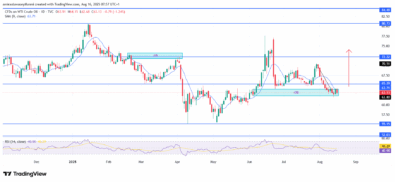 USOil (WTI) Shows Signs Of Recovery Supported By Technical Confluence