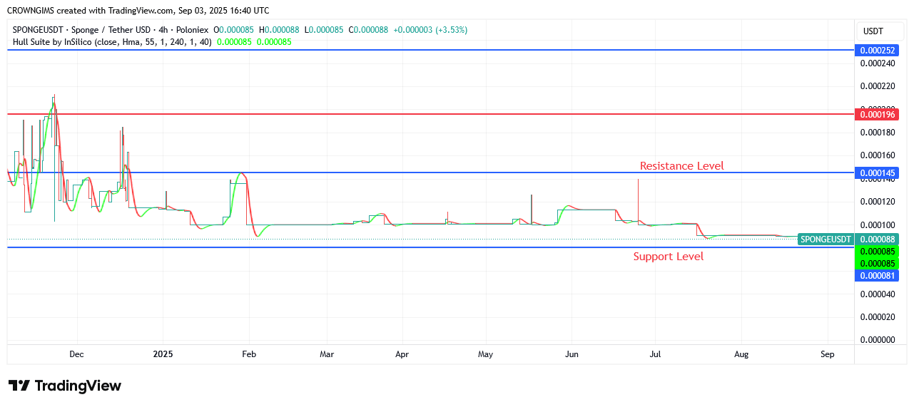 SPONGEUSDT Market: Bullish Movement Is Getting Stronger