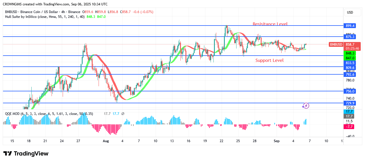 BNB (BNBUSD) Price May Reach Previous High