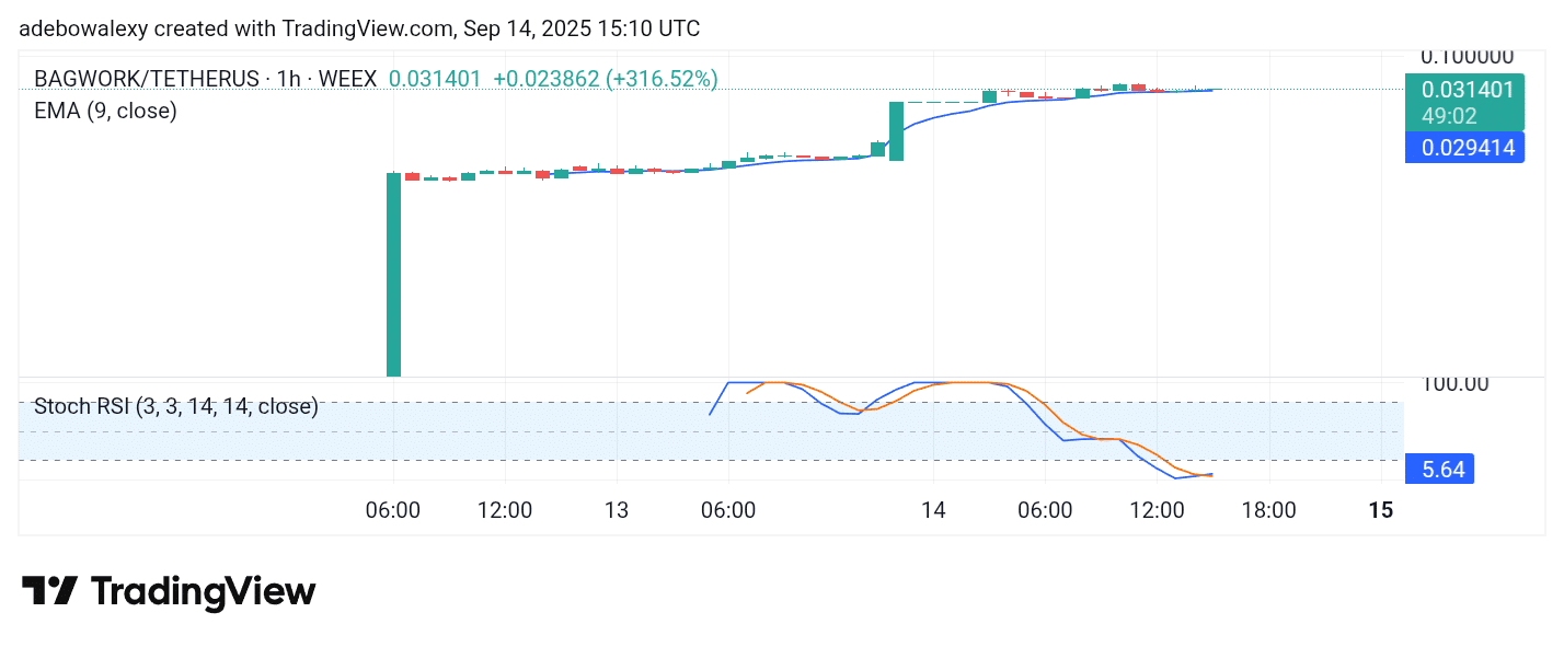 Trending Coins for September 14, 2025: Pump.fun, Bagwork, WLFI, LINEA, and AVNT