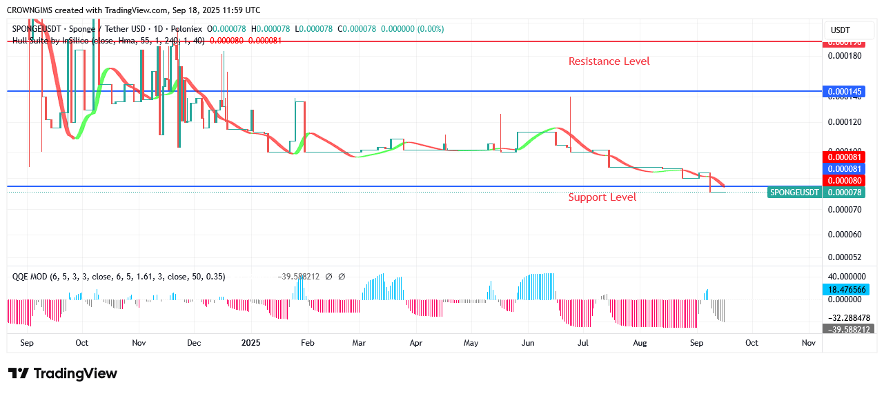 SPONGEUSDT Price: More Purchaser Enter Market