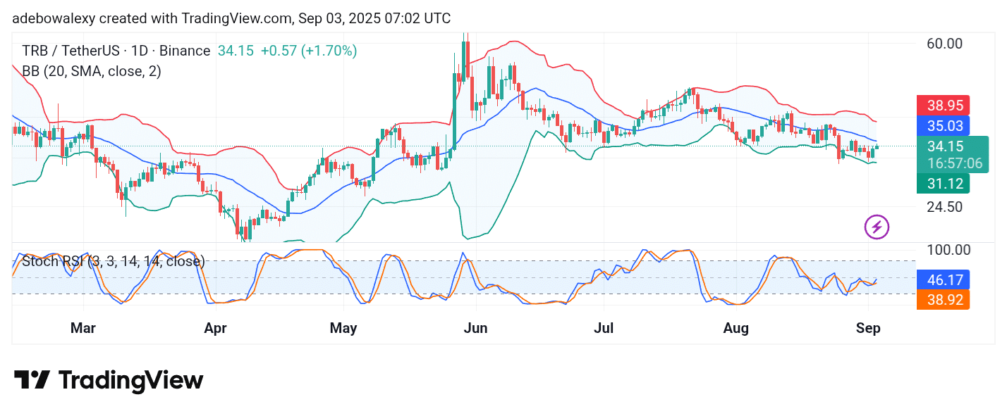 Tellor (TRB) Minimal Gains Keep Bullish Sentiment Intact