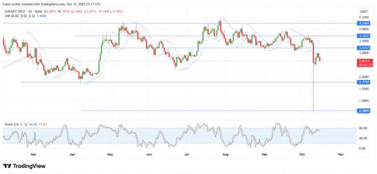 SUIUSDT Bulls Strive to Regain Momentum After a Sharp Selloff