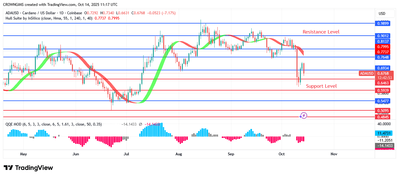 Cardano Price May Decrease Further
