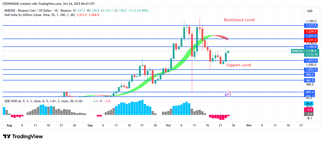BNB (BNBUSD) Price: Buyers May Defend 80.3 Position