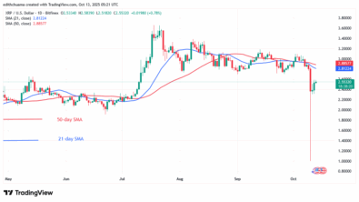 XRP Crashes but Bounces Back Above .30