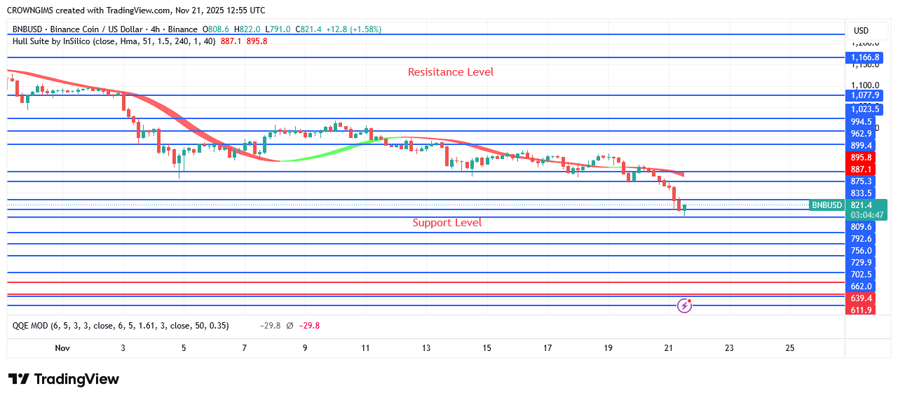 BNB (BNBUSD) Price: Sellers Are Strongly Opposing Buyers