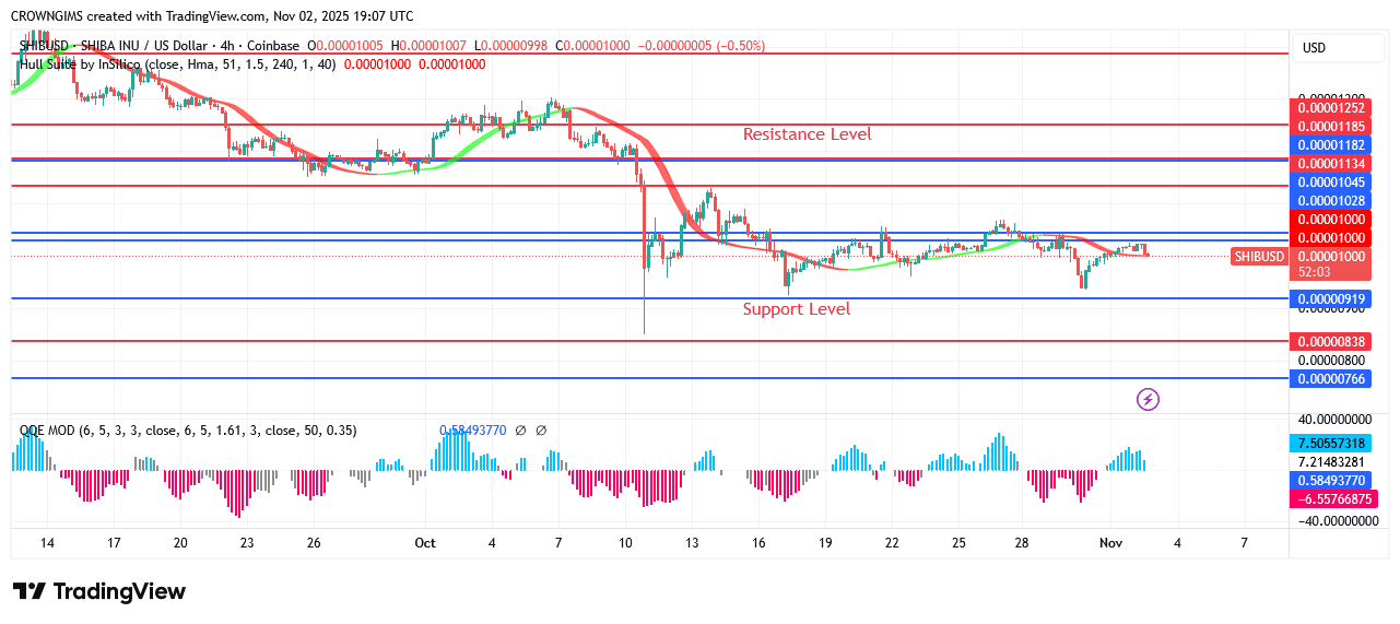 Shiba Inu (SHIB) Price Is Currently Declining
