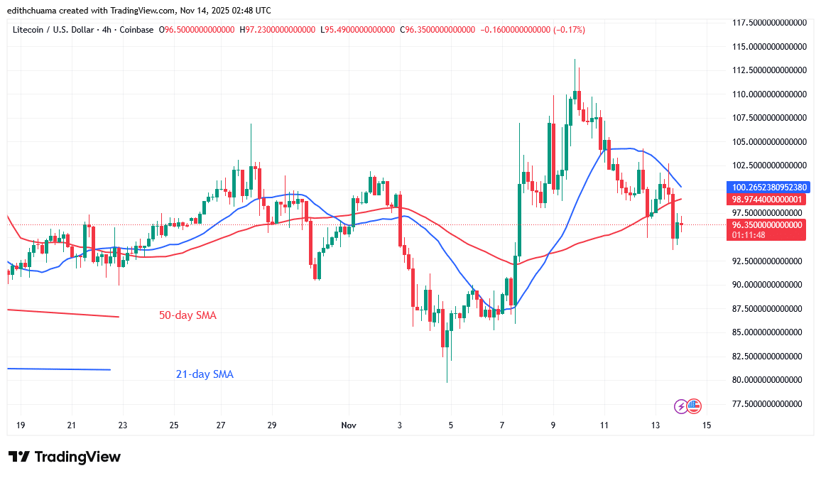 Litecoin Slumps as It Faces a Low of 
