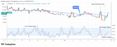 OVERTAKE (TAKEUSD) Presents a Buy Signal at $0.283 Level