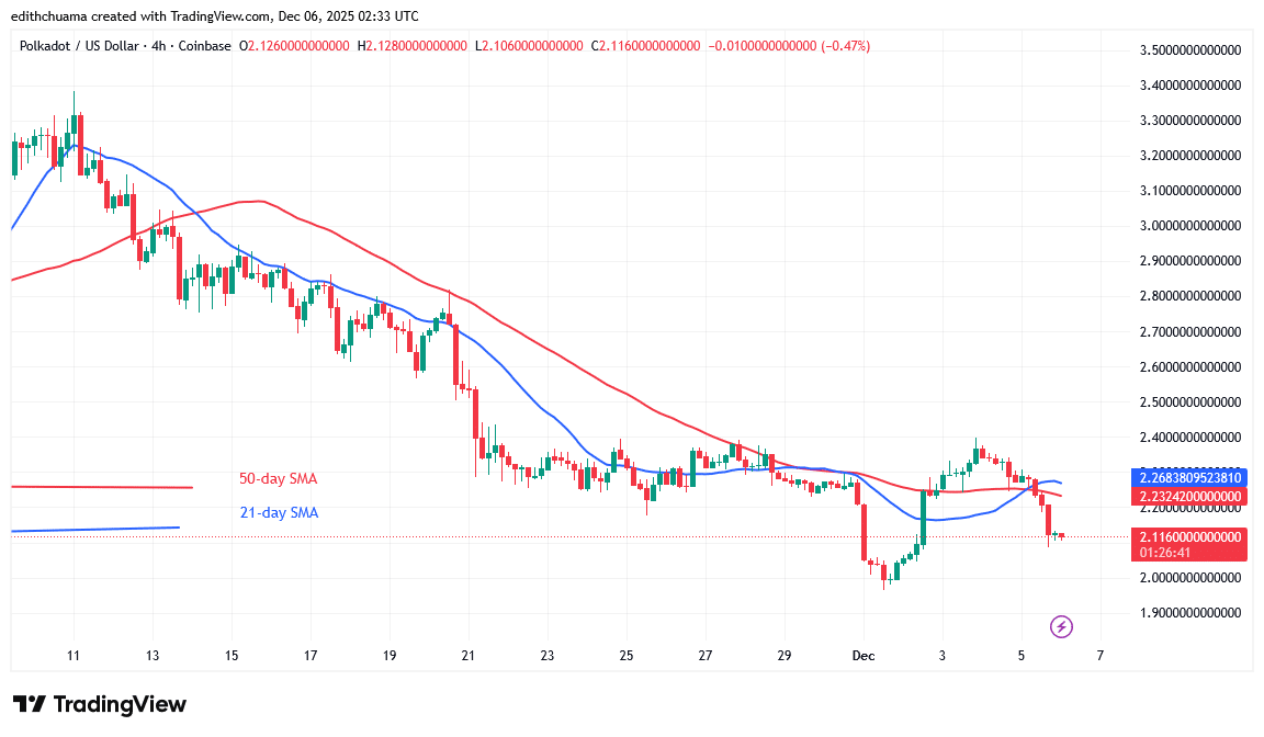 Polkadot Rebounds, but Risks Decline below .00