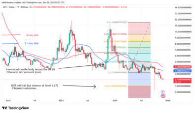 Polkadot Rebounds, but Risks Decline below .00
