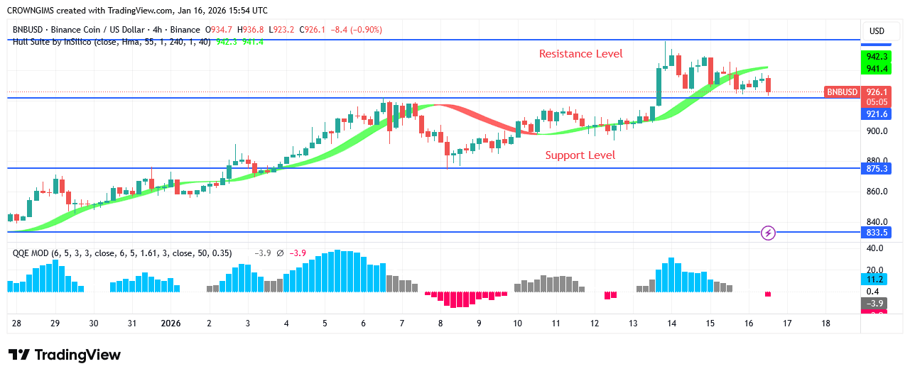 BNB (BNBUSD) Price May Incline Further After a Retracement