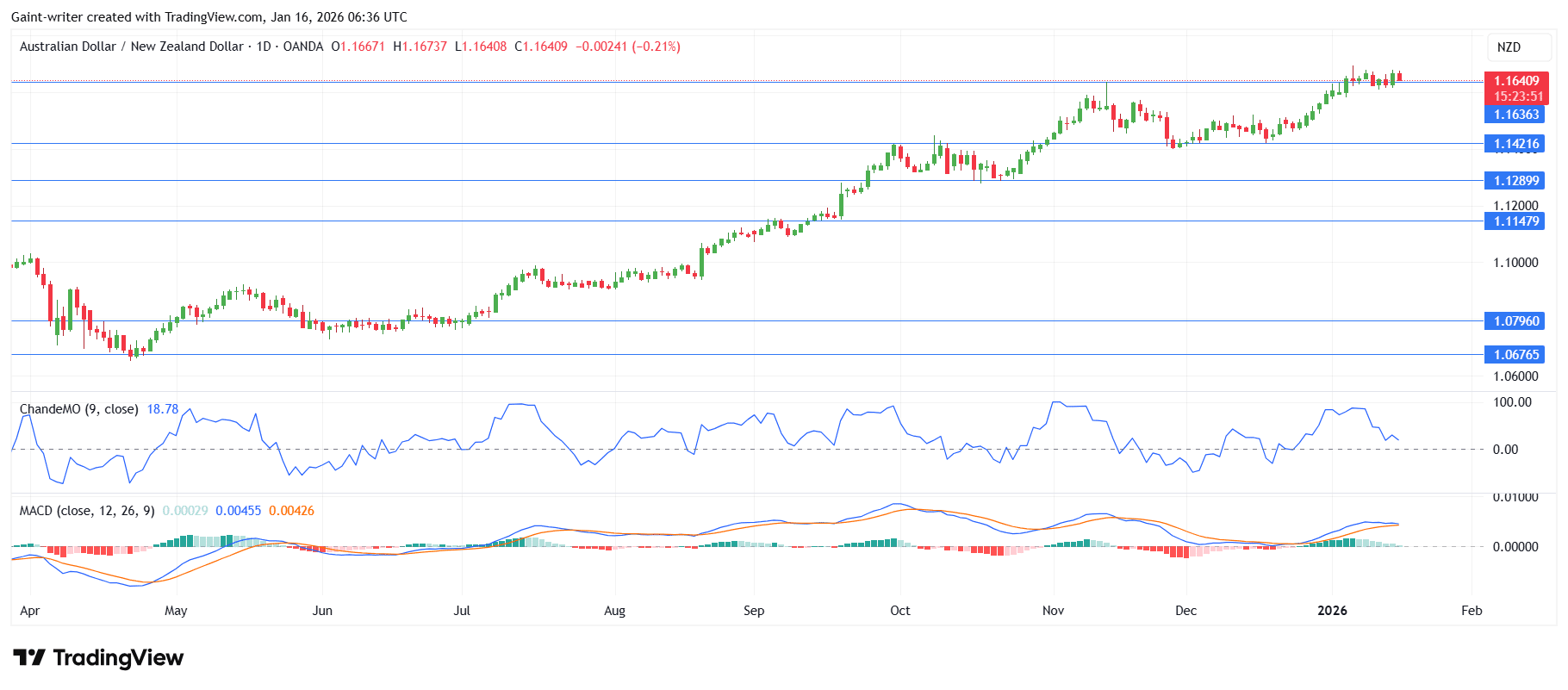 Weekly Forex Market Outlook: AUDNZD, EURGBP, AUDCAD, NZDCHF, EURNZD (January 12–16, 2026)