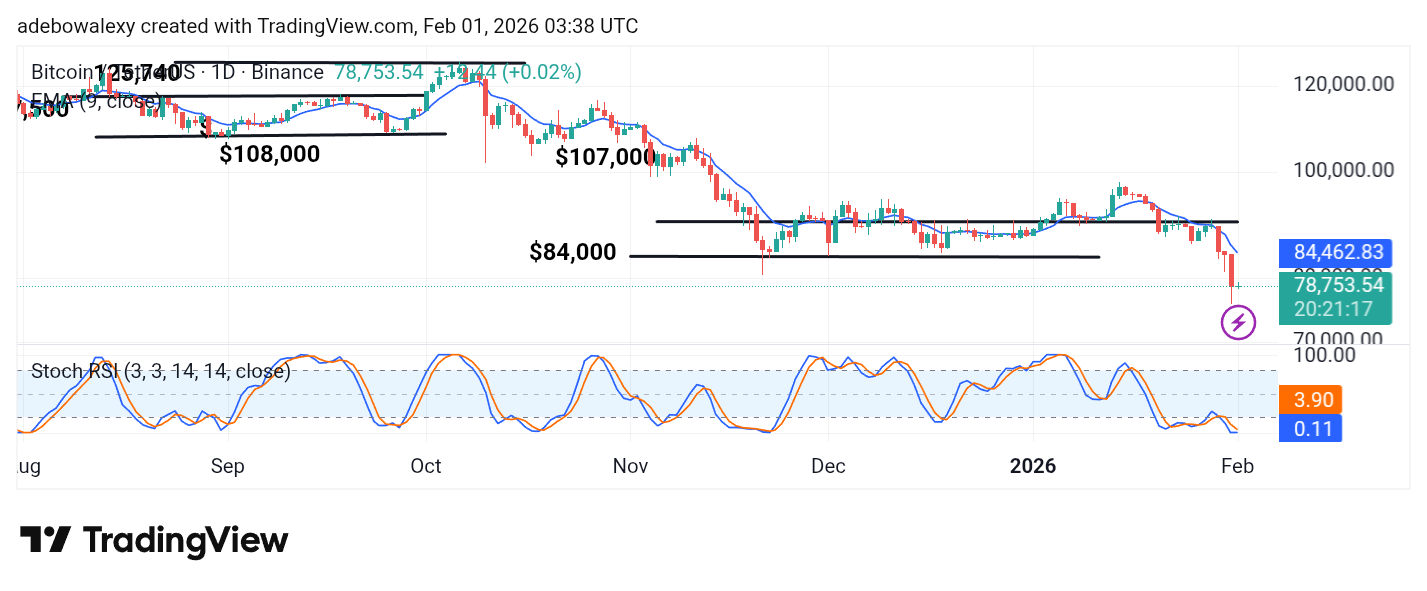 Trending Coins for February 1, 2026: BTC, ETH, SOL, XRP, and LINK