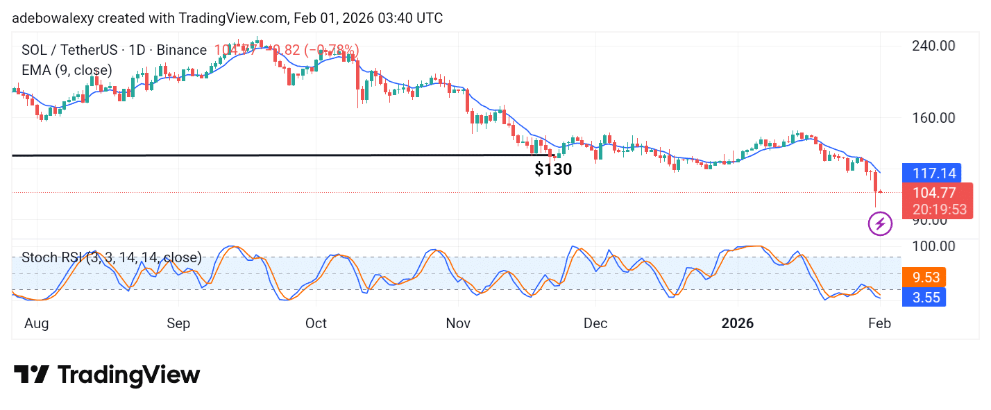 Trending Coins for February 1, 2026: BTC, ETH, SOL, XRP, and LINK