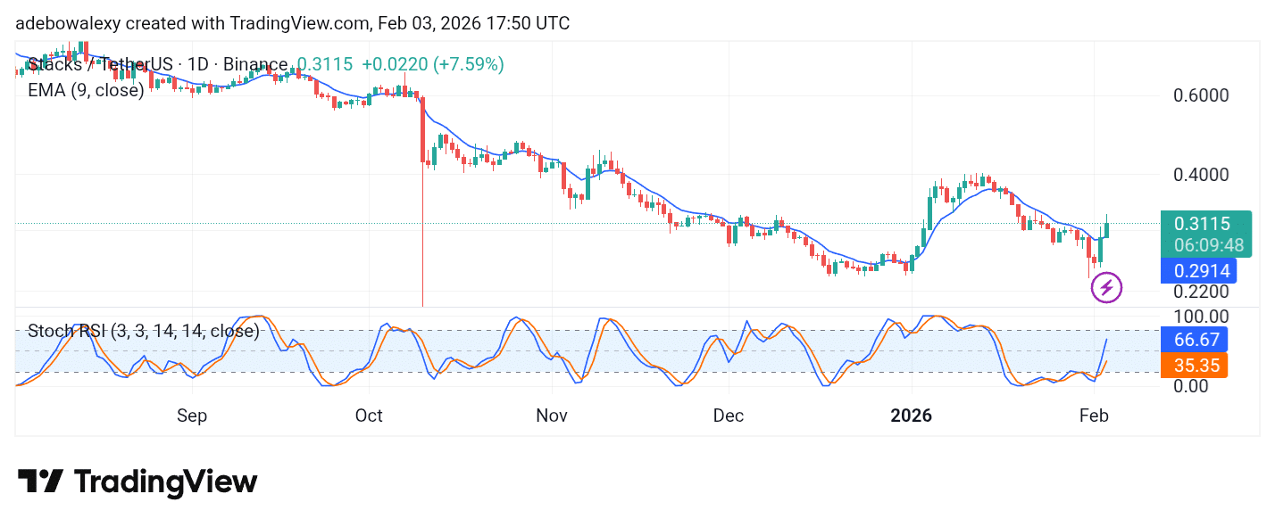 Stacks (STX) Is Clinching Onto Registered Gains