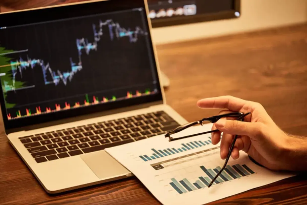 A trader trying to make decisions.