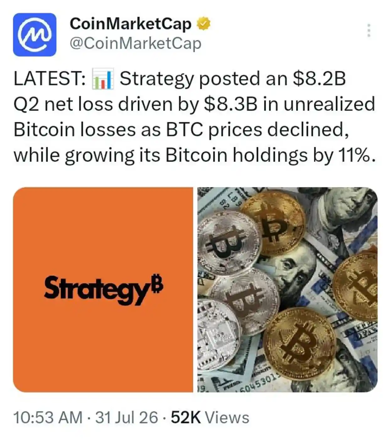 Strategy Reports An $8.2B Loss — Yet It Keeps Buying More Bitcoin