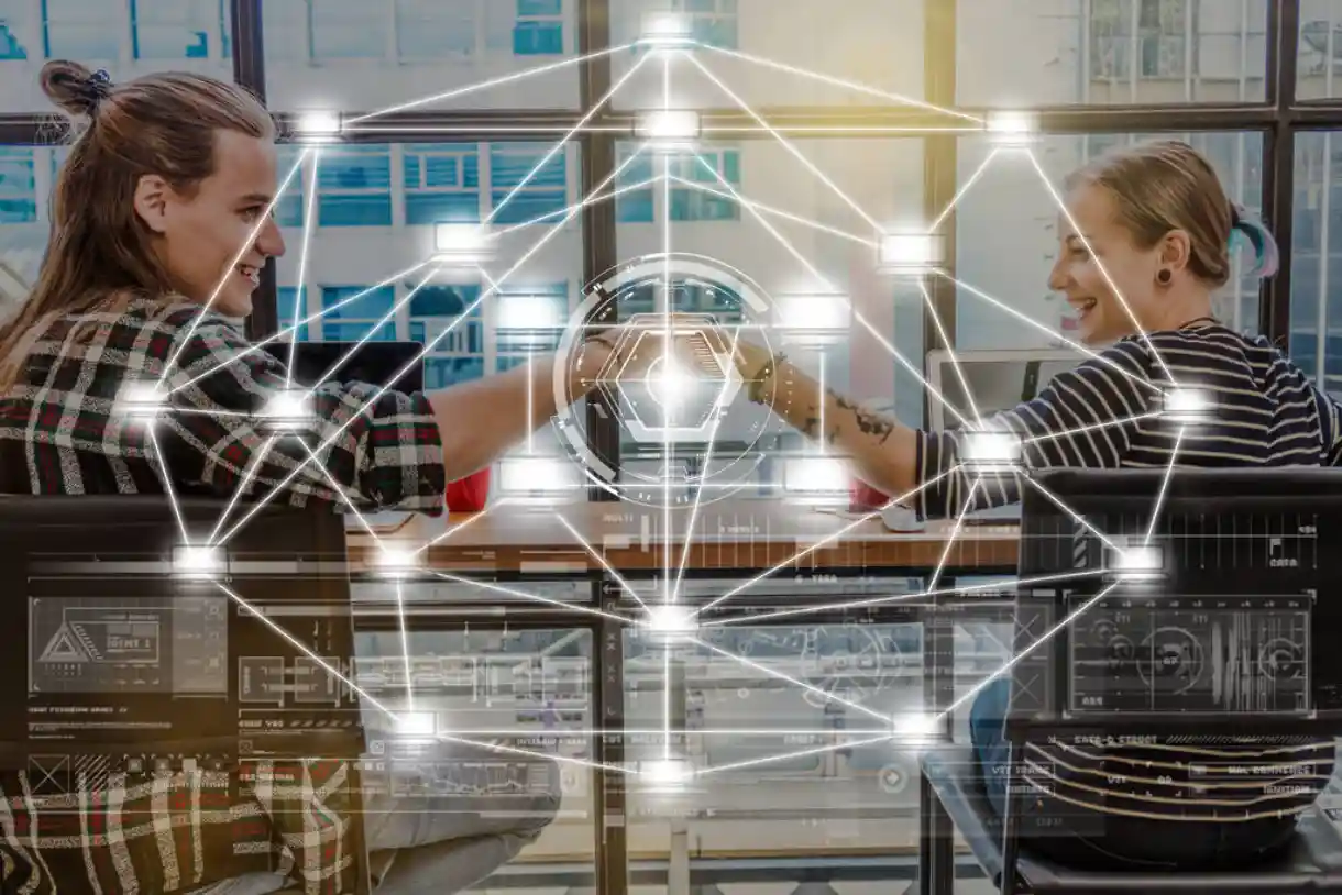 Blockchain technology depends on collaboration with many components required.